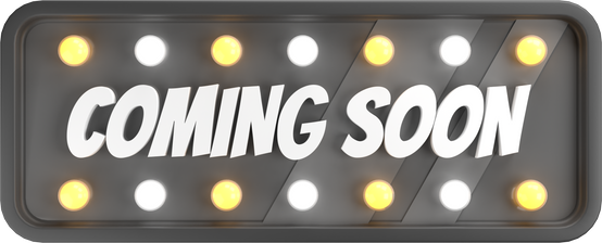 Coming soon 3D illustration